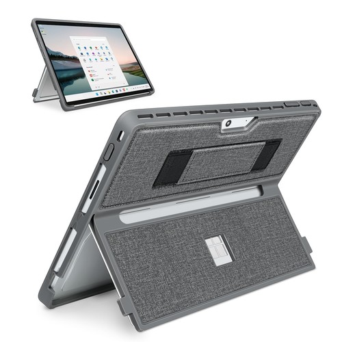 Case fit Microsoft Surface Pro 11/10/9/8 13-Inch, with Stent Cover, Hand Stra... - Picture 1 of 7