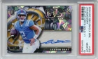 2024 Wild Card QB1 Jaxson Dart PLATINUM GOLD CRYSTAL Rookie Auto #'D 1/1 PSA 10