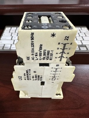 ONE (1) DDR TGL28973 Contactor LX2 AC-3 HX AC-11 VDE0660 - New Old Stock