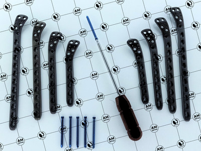 proxim.al Lateral Tibi.a 4.5/5.0mm Locking Plates L/R 5-11H With Screw 78Pcs Set