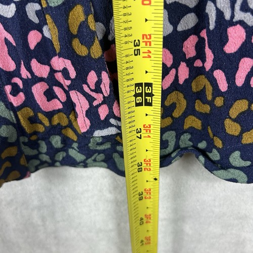 Boden Shirt Dress Womens Size 10 Animal Print Midi Pockets Retro Boho - Picture 6 of 9