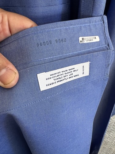 Brooks Brothers Blue French Cuff Cotton Dress Shirt 16.5-36 Madison Business - Picture 2 of 10