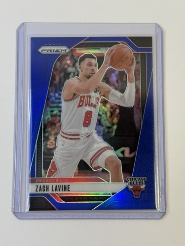 2024-25 PANINI~PRIZM BASKETBALL~Zach Lavine~Blue Prizm~40/199~Bulls - Picture 1 of 2