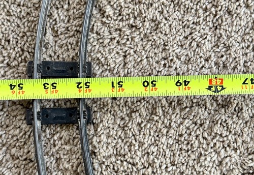Vintage 2 Rail Clockwork Track w/Black Ties (lot 6) - Picture 2 of 20
