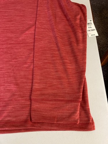 Club Room Men's Quarter-Zip Tech Sweatshirt in Melone-Size Small - Picture 2 of 5
