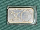 One Troy Ounce Fine Silver Bar 999 Crabtree Mint Insert Dime Here 1973