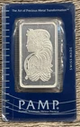 PAMP Suisse 1oz .999 Fine Silver Bar | LADY FORTUNA | Assayer Card matches