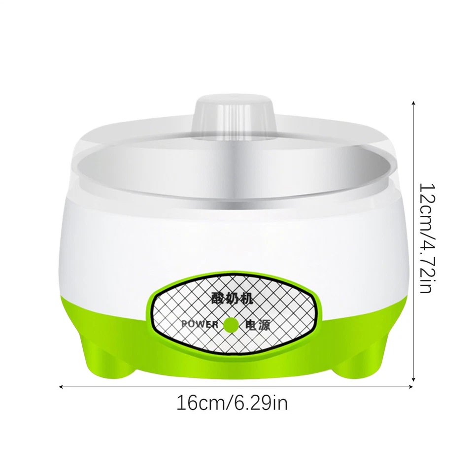 Yogurtera Automática con Olla Interior de Acero Inoxidable 1.2L 220V Foto 2 de 4