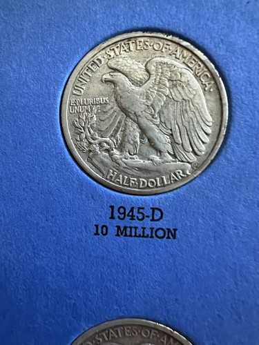 Partial set of 28 pieces  1937-1947  Walking Liberty Half Dollar - Picture 10 of 12