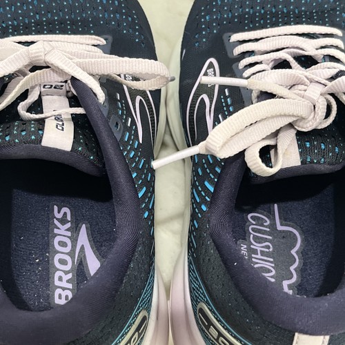 Brooks Glycerin GTS 20 Laufschuhe Damen 9,5 blau gepolstert Stabilität Sneaker - Bild 8 von 9
