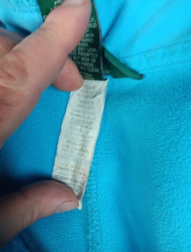 VTG LL BEAN youth Blue Ski Snow Jacket Girls Large (14-16) Hood Removable Liner - Picture 4 of 23