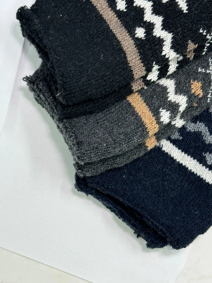 3 Paar Alpaka Socken Herren Damen Wollsocken Wintersocke dick gestrickt Strümpfe - Bild 4 von 4