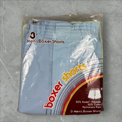 Vintage 80's Kmart Permanent Press Boxer Shorts Luxury Blend 3 Pack - Large - Bild 2 von 3