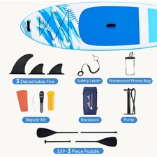 An Inflatable Stand-up Kayak, Equipped With Anti-slip Deck, Durable High-quality