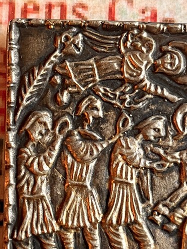 PLATA Arte Lombardo Adoración de los Magos: Altar del Duque Ratchis Rey de Lombardos - Imagen 5 de 12