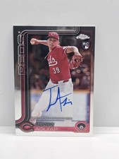 2025 Topps Chrome Julian Aguiar RC Auto Cincinnati Reds #RA-JA