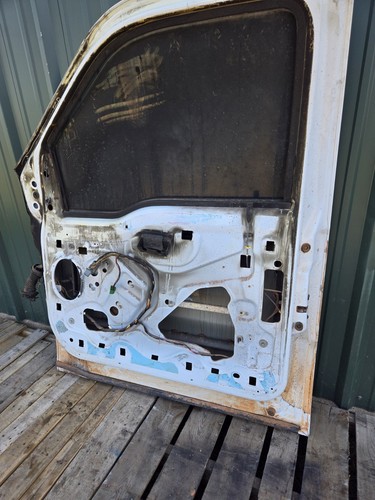 99-07 FORD F250 F350 SUPERDUTY PASSENGER RH FRONT POWER DOOR ASSEMBLY WHITE-GOLD - Picture 11 of 13