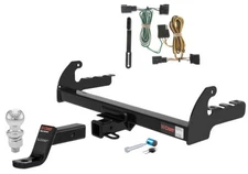 Curt Class 3 Trailer Hitch Tow Package w/ 2" Ball for Dodge Dakota