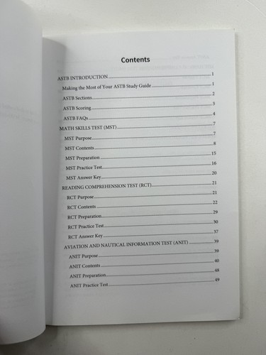 The Complete ASTB Study Guide Aegis Group 2017 Military Test Prep Softcover Book - Picture 5 of 8