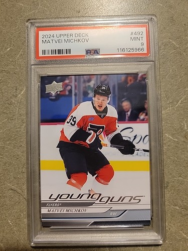 2024 Upper Deck Matvei Michkov Younguns PSA 9
