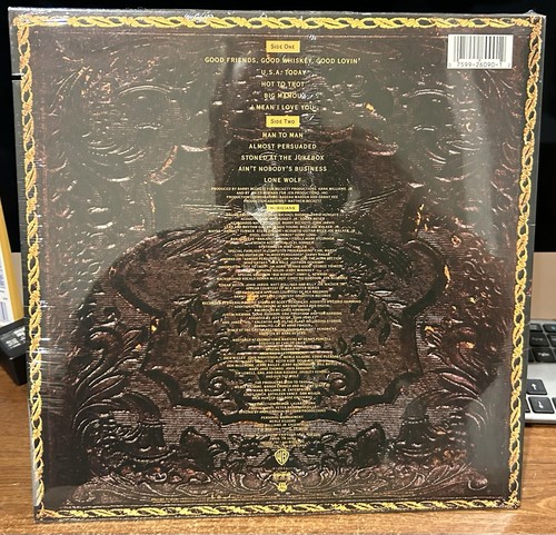 HANK WILLIAMS JR. Lone Wolf (1990 LP) CURB 26090 New SEALED Tear - Picture 3 of 7