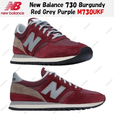 New Balance 730 Burgundy Red Grey Purple M730UKF Men's Size