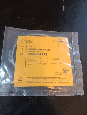 Turck BIM-UNT-AP6X-0,3-PSG3S Magnetic Field Sensor No 4685722 - New Sealed Pkg.