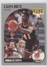 1990-91 NBA Hoops Glen Rice #168 i9x