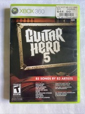 Guitar Hero 5 (Microsoft Xbox 360, 2009) - CIB! Complete, Tested and Working