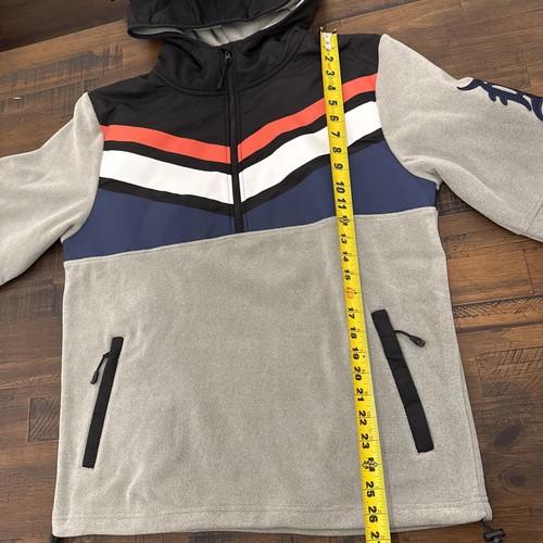 New Era Detroit Tigers Fleece Pullover Jacket Men’s Size Medium M MLB NWOT Grey - Picture 9 of 14
