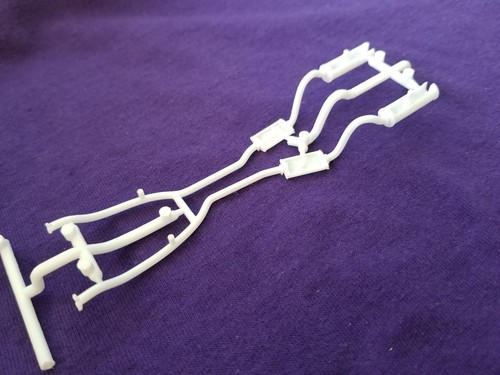 1970 Plymouth Hemi Cuda EXHAUST PIPES MUFFLERS for Revell 1:25 Model Kit 70 - Picture 6 of 9