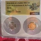 2026 Birds of a Feather NGC MS70 Set 1/10 Platinum Kookaburra & Gold Eagle