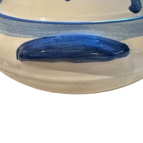 M.A. Hadley Pottery Covered Casserole Lid & Handles THE END Baking Dish Tureen - Picture 7 of 11