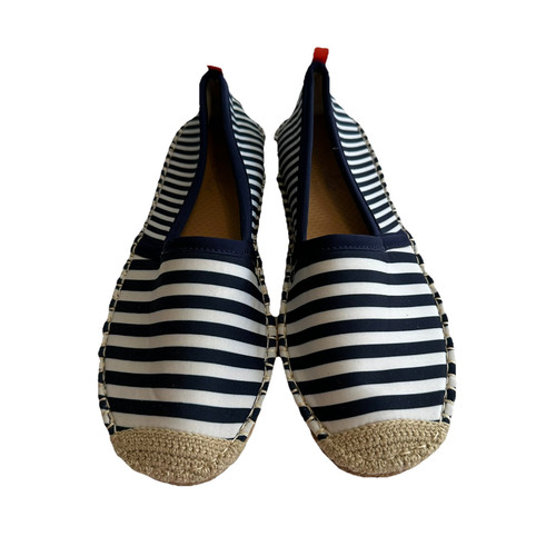 Sea Star Beachwear Beachcomber Espadrilles Womens Size 6 Navy/White Beach Boat - Picture 1 of 7