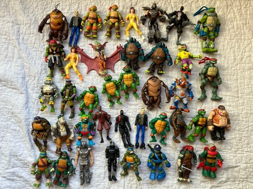 Teenage Mutant Ninja Turtles TMNT Figures Lot Playmates Splinter Shredder More