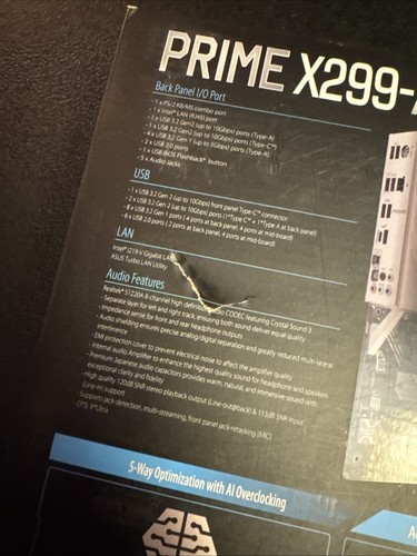 ASUS PRIME X299-A II LGA 2066, Intel Motherboard - Picture 5 of 7