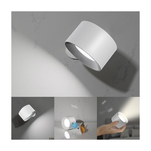LED Wall Lights with USB Charging Port Reading Lights Dimmable Touch Control 1Pc - Picture 1 of 11