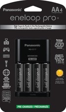 Panasonic K-KJ17KHCA4A Advanced Individual Cell Battery Charger Pack with 4 A...