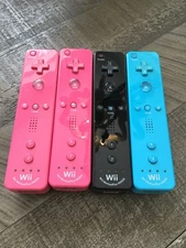 4 OEM Nintendo Wii Remote RVL-003 With Motion Plus. Tested Plz Read