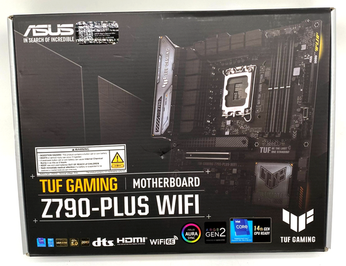 ASUS - TUF GAMING Z790-PLUS WIFI (Socket LGA 1700) Intel Z790 ATX DDR5 Wi-Fi 6E