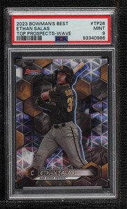 2023 Bowman's Best Top Prospects Wave Refractor Ethan Salas #TP-26 PSA 9 MINT