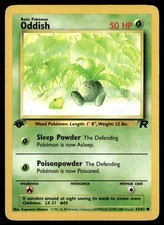 Oddish Common 1st Edition Team Rocket 63/82 MP Pokémon TCG