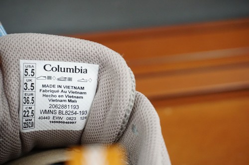 Columbia Shoes Womens Size 5.5 Gray Omni-Shield Trail Running Walking Sneakers - Afbeelding 10 van 11