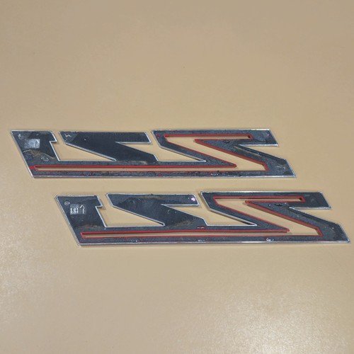 Pair Chevy 19-21 Silverado Z71 Side Fender Letter Sport Logo Emblem Badge Chrome - Bild 11 von 11