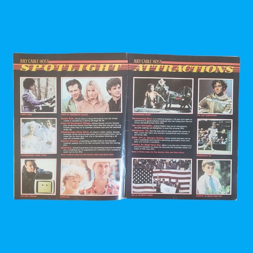 July 1985 TV Host Monthly TV Guide - Conan The Destroyer - Arnold Schwarzenegger - Picture 3 of 3