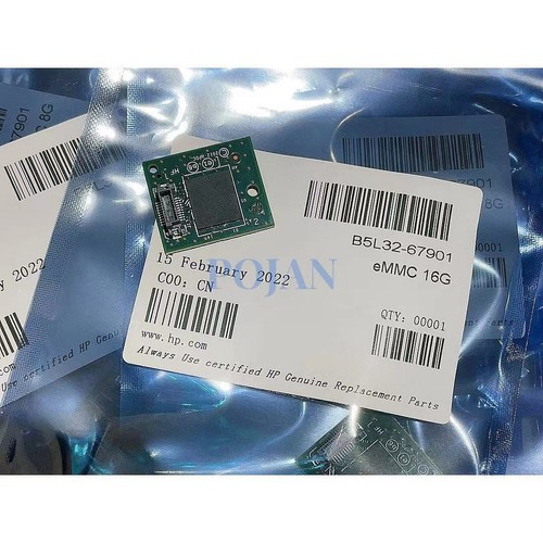 B5L32-67901 eMMC Card 8-16GB fit for Laserjet M604 M05 M606 Embedded Multimedia - Afbeelding 4 van 8