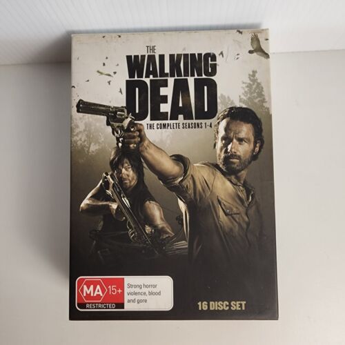 The Walking Dead The Complete Seasons 1-4 Boxset DVD 2014 Region 4 - Picture 1 of 3
