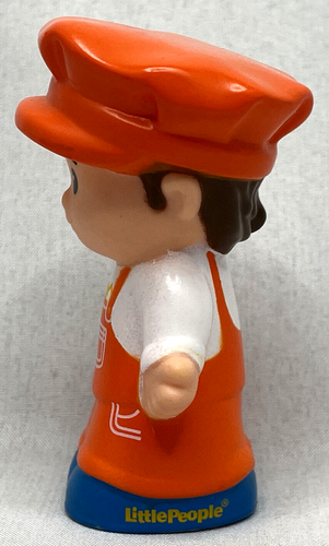 Monos Fisher Price Little People Tren Ingeniero Conductor Hombre en Naranja 2014 - Imagen 7 de 7