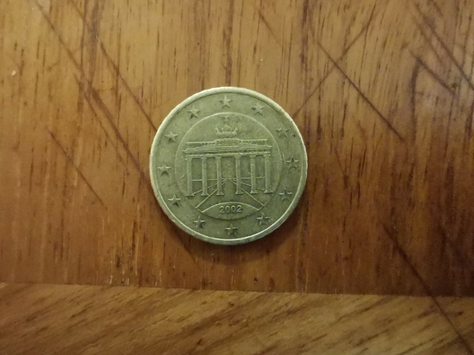 50 Cent Euro Rare Coin 2002 eBay
