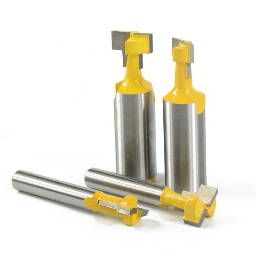 TCT Keyhole T-Slot Router Bit 1/4" 1/2'' Shank Carbide Wood Milling Cutter - Picture 4 of 7